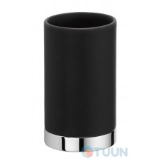 Colombo B5241 Nordic Table glass black matte