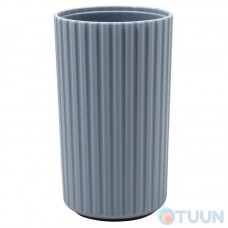 Arino Grezzo Grey toothbrush cup plastic, gray
