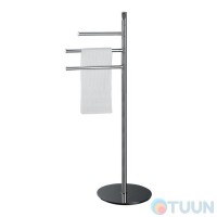 Colombo B9815 Planets Стійка з трьомаВішалками для рушників хром