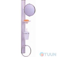 Стойка туалетная подвесная (зеркало,Мыльница, доз.мыла,Коло) 06081 