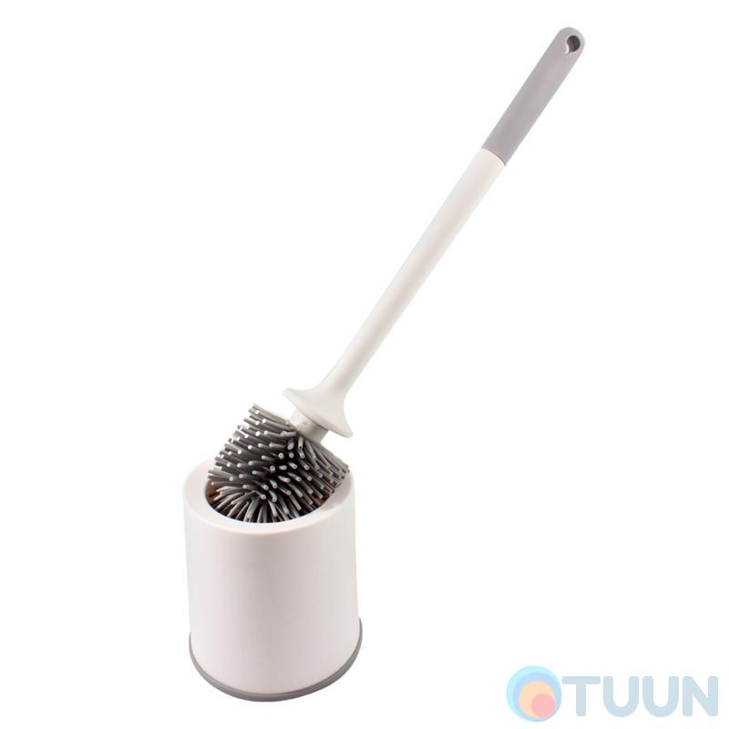 Arino Circle brush, white, plastic, thermoplastic rubber