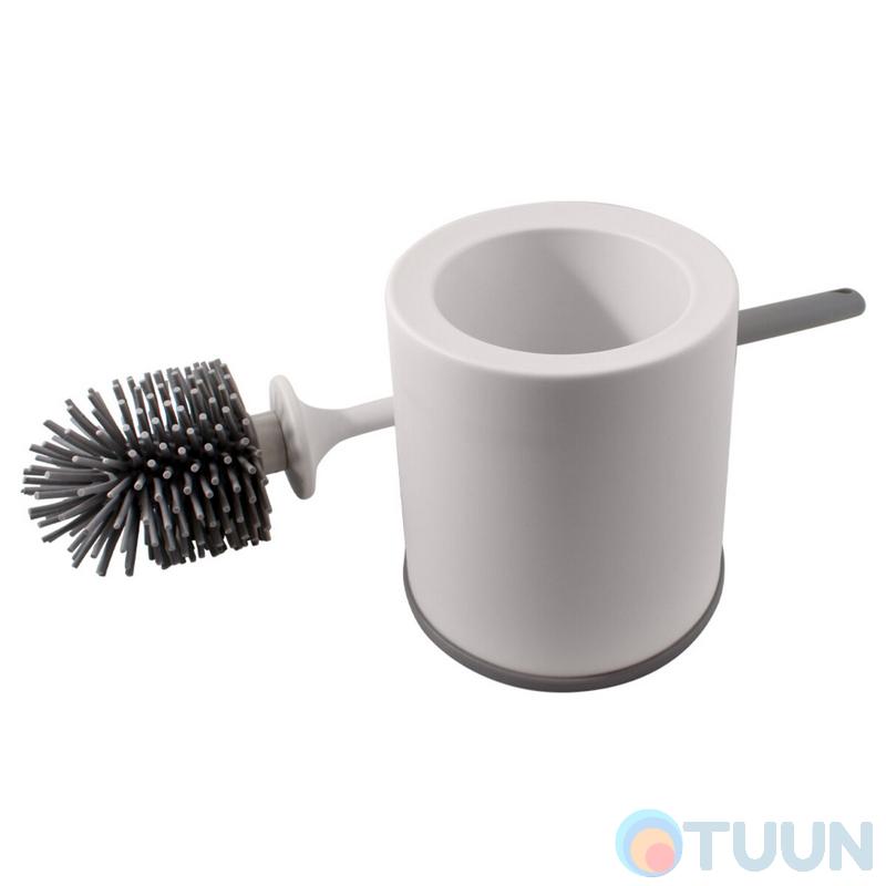 Arino Circle brush, white, plastic, thermoplastic rubber