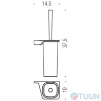 Colombo B2507DX Alize Йоршик скло/хром Colombo B2507DX Alize Йоршик скло/хром