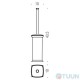 Colombo B3206 PortofinoFloor brush, chrome