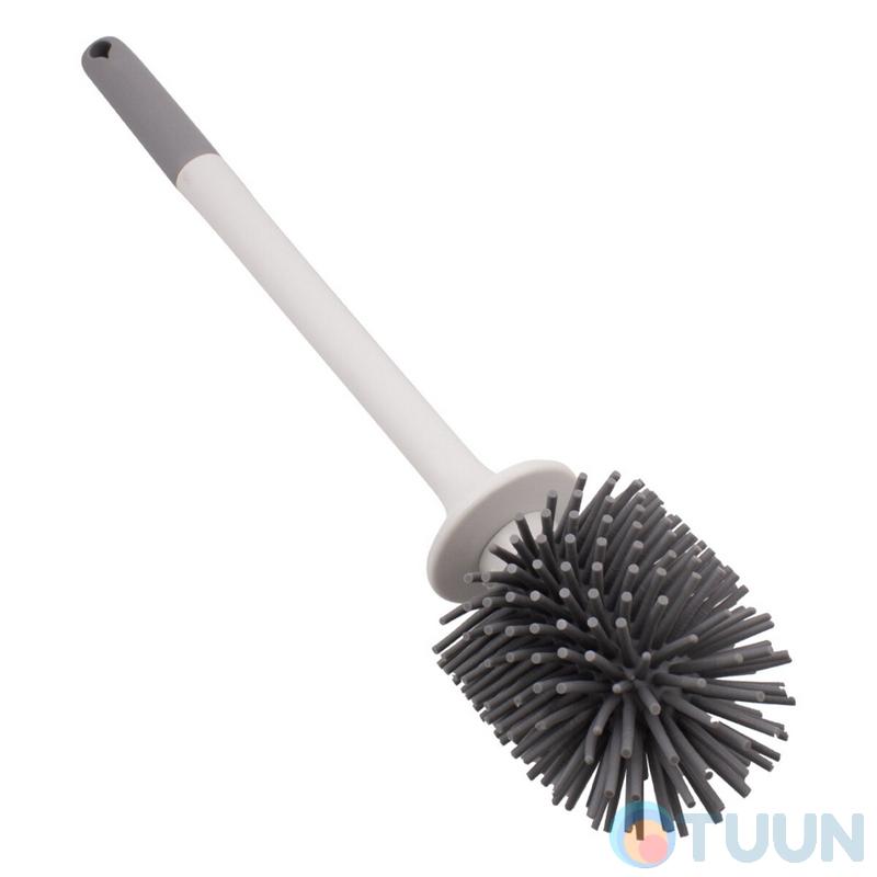 Arino brush, white, plastic, thermoplastic rubber