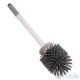 Arino brush, white, plastic, thermoplastic rubber