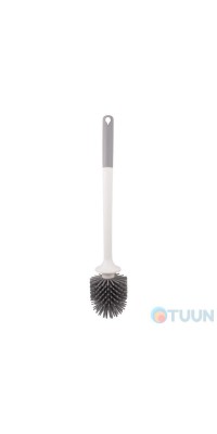 Arino brush, white, plastic, thermoplastic rubber