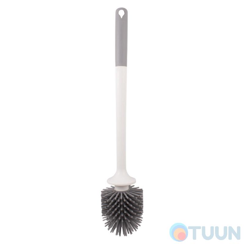Arino brush, white, plastic, thermoplastic rubber