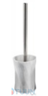 Trento Column brush, white marble, polyrubber