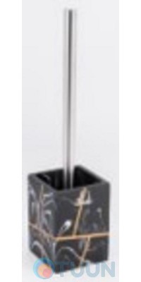Trento InkStone brush, black marble, polyrubber