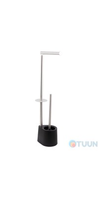 Black toilet rack