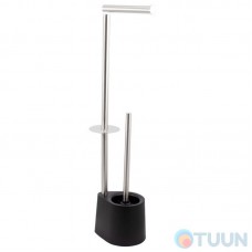 Black toilet rack