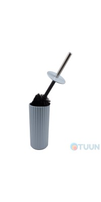 Toilet brush Arino Grezzo Grey plastic, gray