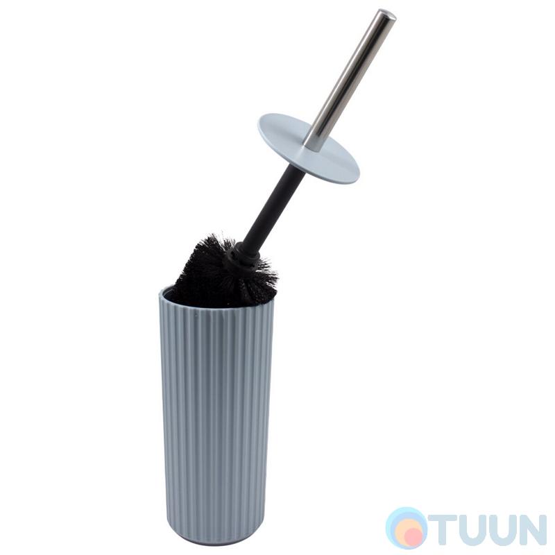 Toilet brush Arino Grezzo Grey plastic, gray