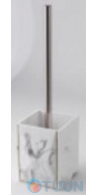 Trento Veil brush, white marble, polyrubber