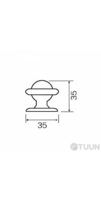 Стопор Fimet 3697 F43 мат бронза