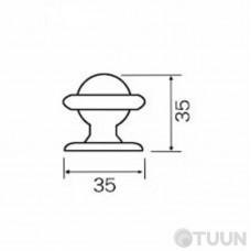 Stopper Fimet 3697 F43 matte bronze