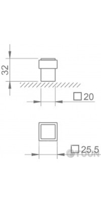 Стопор Tupai 2617-142 никель