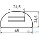 Amig stopper mod.403-50 brown