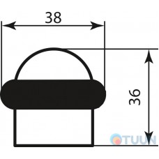 Colombo CD112 bronze door stopper
