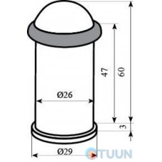 Limiter 1568 (E-325) SC mat.chrome