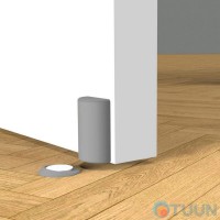 Скрытый магнитный фиксатор VERUM STOPPINO X, серый матовый