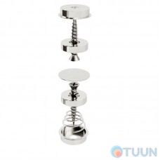STOPPINO CLOSE Concealed Magnetic Catch, Stainless Steel