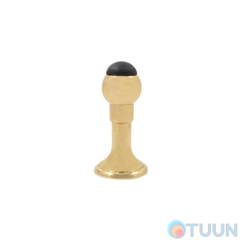 Fimet 3698 F01 wall-mounted floor stop brass
