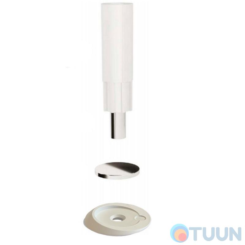 VERUM SPACE hidden magnetic stopper Modello2 white matte