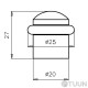 Tupai stopper 115-141 titanium