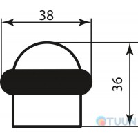 Стопор Colombo CD112 мат графит
