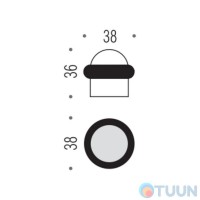 ограничитель двери Colombo CD212 хром