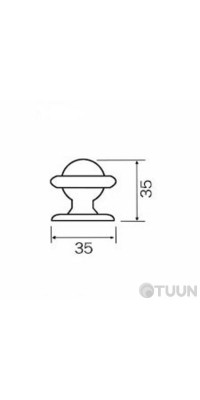 Стопор Fimet 3697 F01 пол.латунь