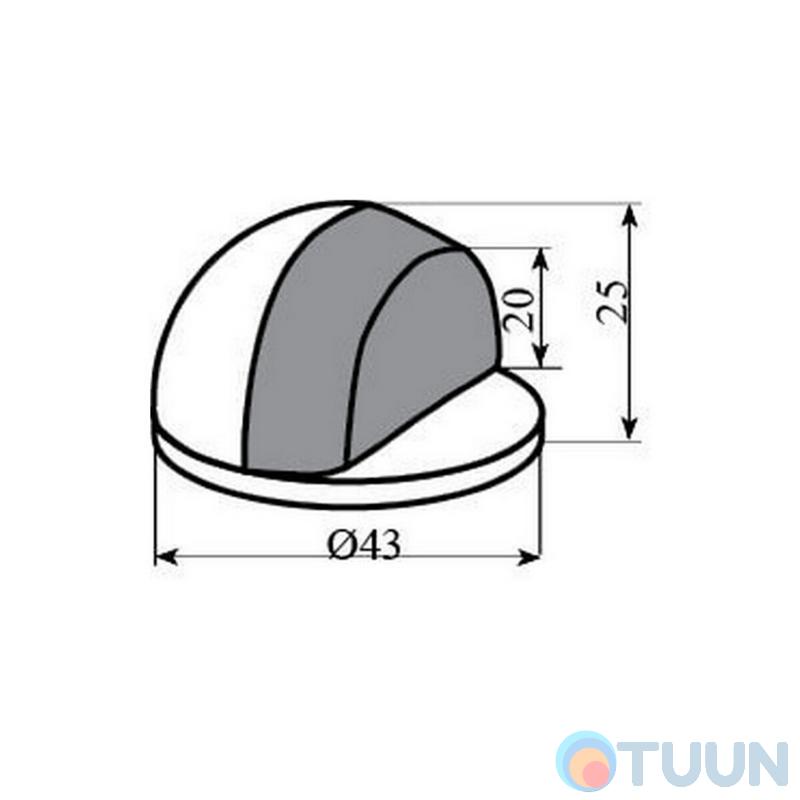 Limiter shell 902 SC matt chrome