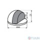 Limiter shell 902 SC matt chrome