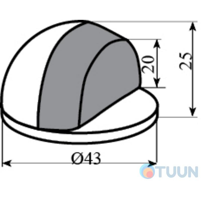 Limiter shell 902 SC matt chrome