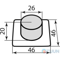 Стопор RDA 55096-2B коричневый
