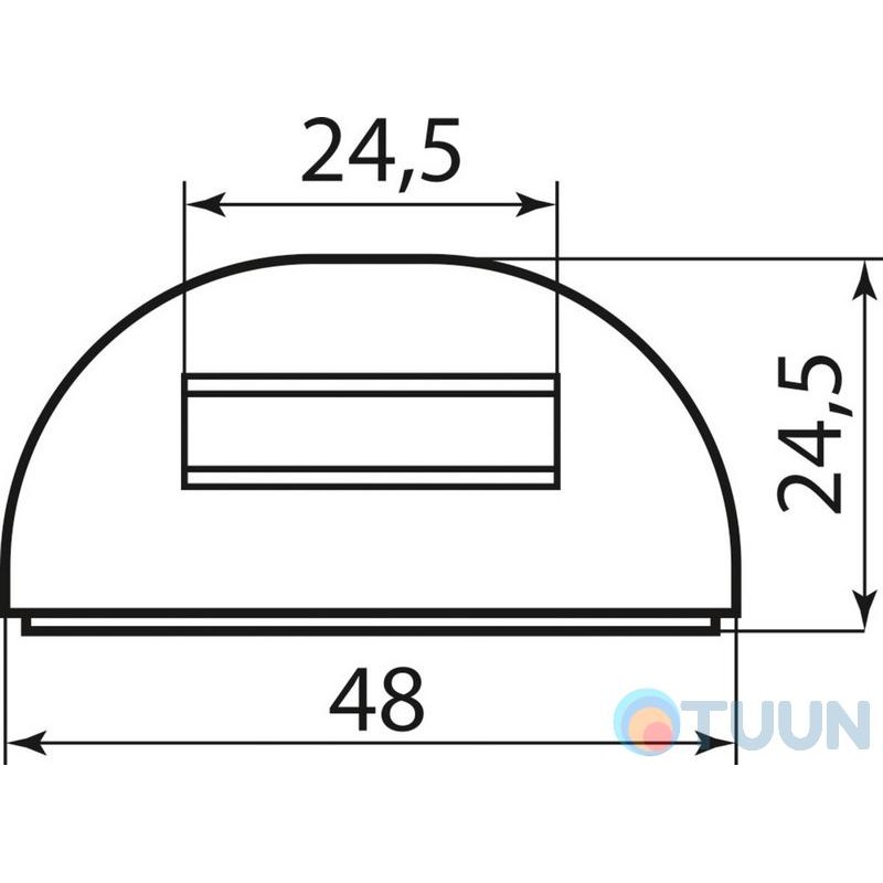Amig Stopper mod.403-50 white