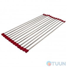 Dish dryer, Arino, roll, 49*24.5 cm, stainless steel, steel/silicone