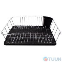 Сушарка для посуду настільна Arino Mini, чорна