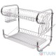 Arino Tera Plus two-tier dish dryer, chrome