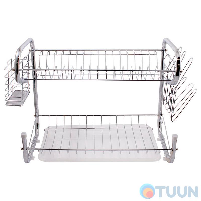 Arino Tera Plus two-tier dish dryer, chrome