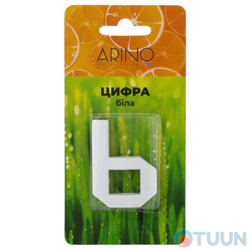Arino Number 6 plastic white