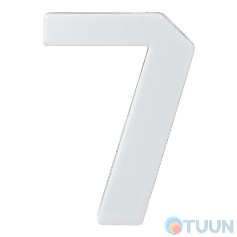 Arino Number 7 plastic white