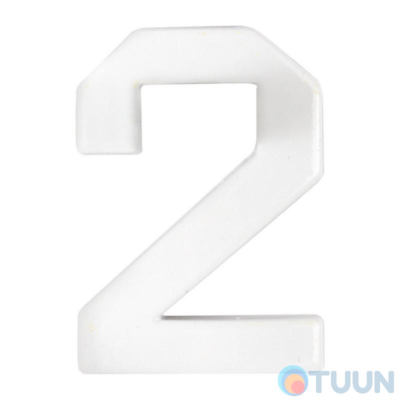 Arino Number 2 plastic white