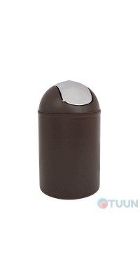 Chocolate bucket with chrome lid Trento Deco