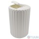 Arino Grezzo White plastic trash can, white