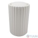 Arino Grezzo White plastic trash can, white