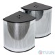 Set of corner baskets with lids (2 in 1) 08010