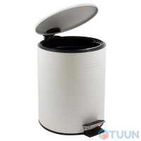 Ведро для мусора Arino, 5 литров, белое